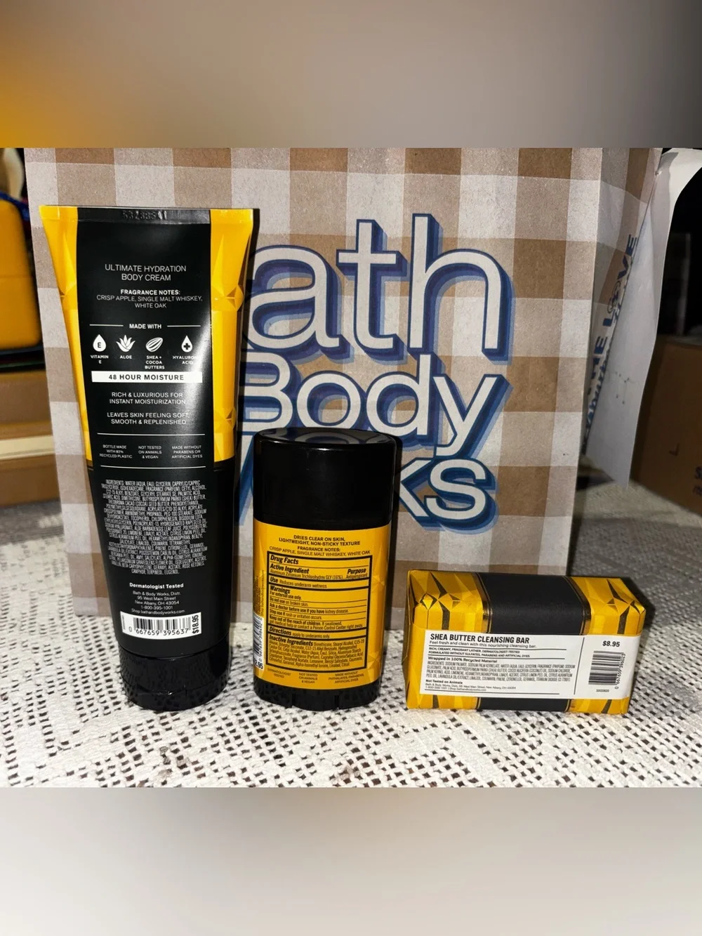Bath & Body Works men whiskey